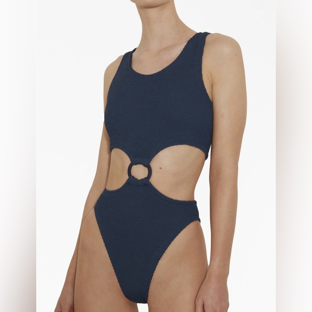 Hunza G Midnight Blue Ring Detail One Piece